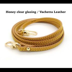 Leather strap replacement for handbags